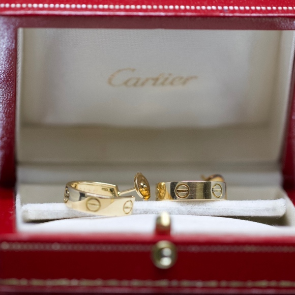 My 18k Cartier Love Earrings - Picture 7 of 8